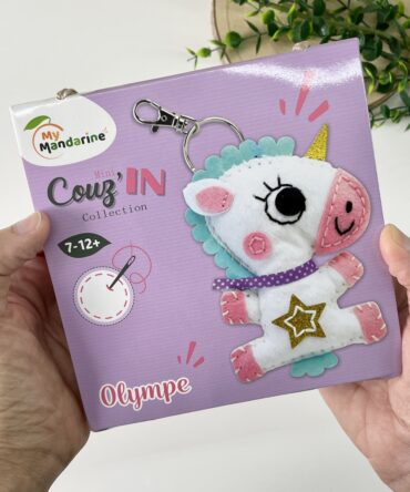 Keychain Sewing Kit | Olympe the Unicorn