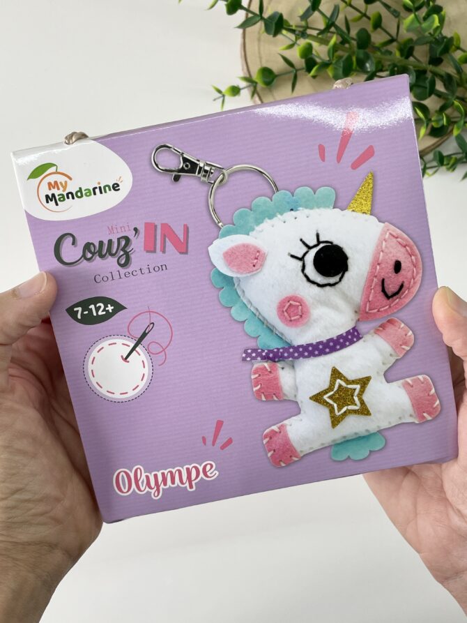 Keychain Sewing Kit | Olympe the Unicorn
