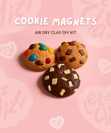 DIY Cookie Magnets Kit | Air Dry Clay
