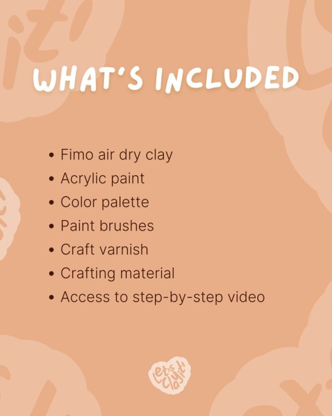 DIY Worry Stones Kit | Air Dry Clay - Image 2