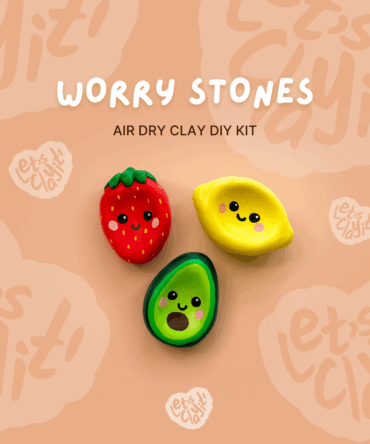 DIY Worry Stones Kit | Air Dry Clay