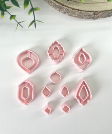 Detailed Shapes Clay Cutters | 10 pieces