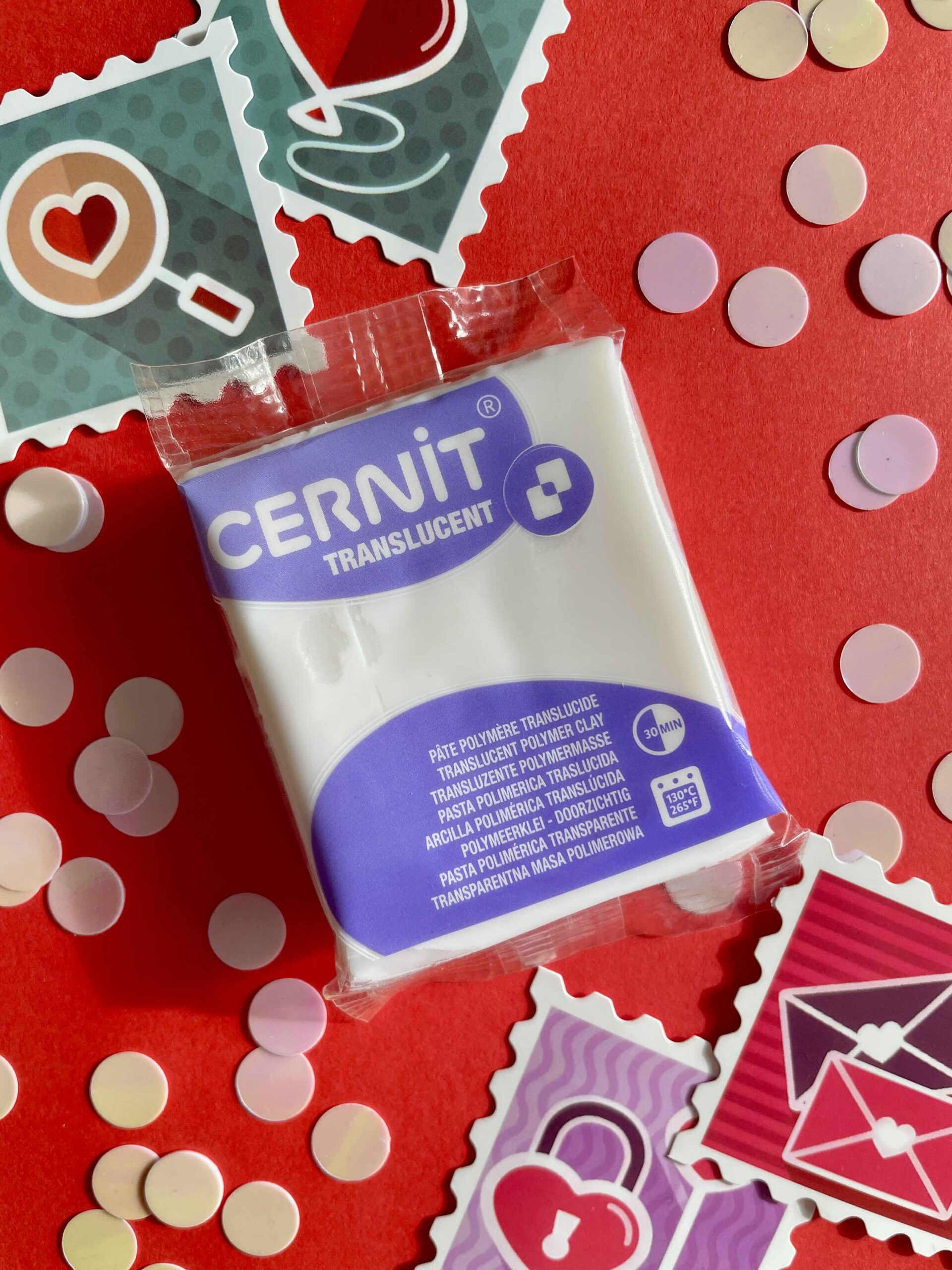 Free Cernit Translucent Polymer Clay 56g