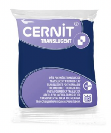 Cernit Translucent Polymer Clay | 249 Blueberry 56g