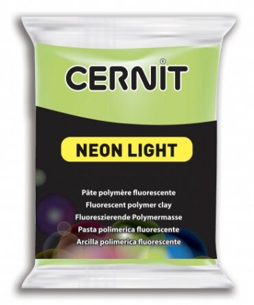 Cernit Neon Light Polymer Clay | 600 Green 56g