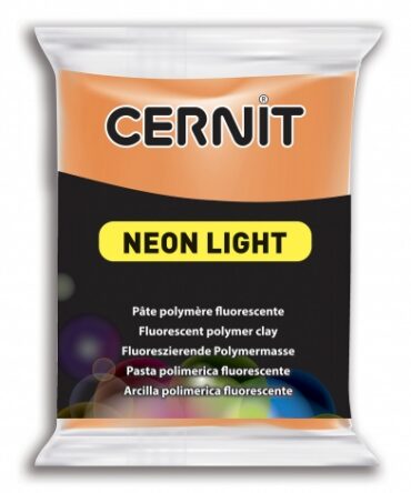 Cernit Neon Light Polymer Clay | 752 Orange 56g