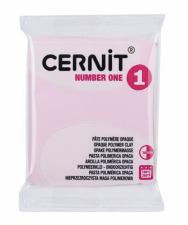 Cernit Pastel Polymer Clay | 482 Pink Flamingo 56g