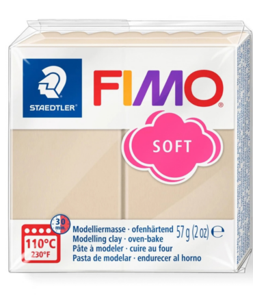 FIMO Soft polymer clay Sahara 57g block