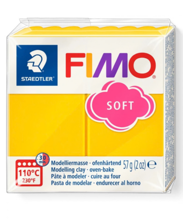 FIMO Soft polymer clay sunflower 57g block
