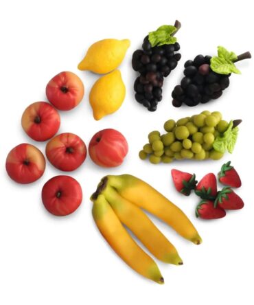Cernit starter kit Mini Fruits final result
