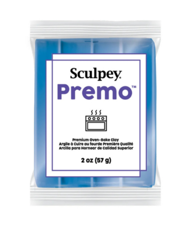 Sculpey Premo Accents Polymer Clay | 5089 Voltage Blue Metallic 57g